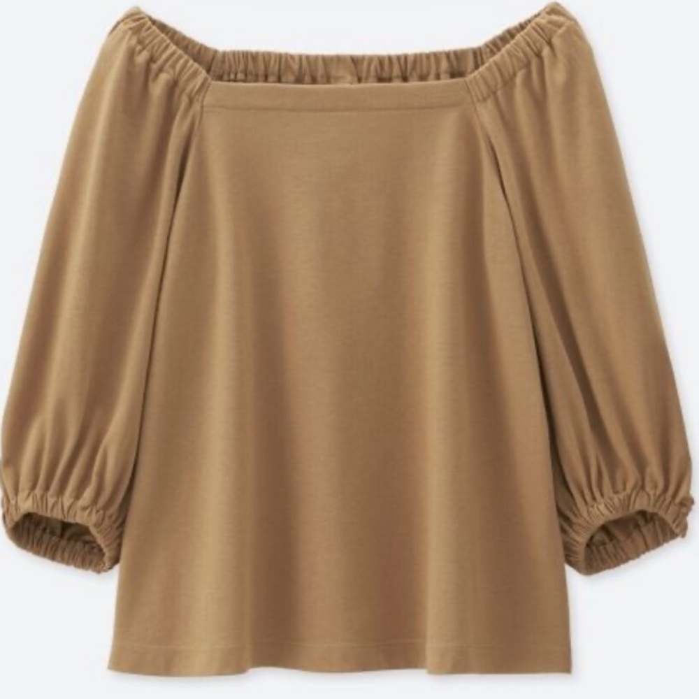 NWOT Uniqlo bubble sleeve top